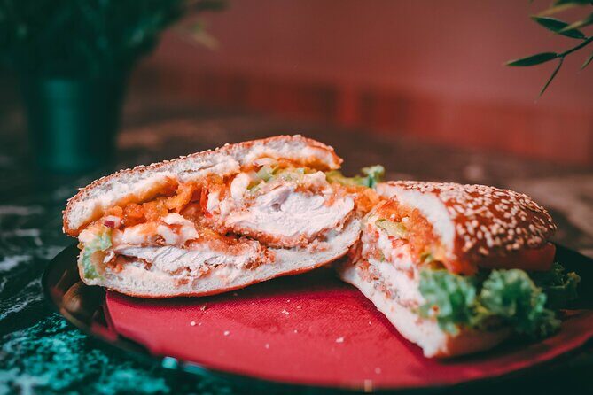2 Hour Bottomless Brunch Experience with 3 Course Meal And Drinks - The 3-course menu: nachos, burger, and cake