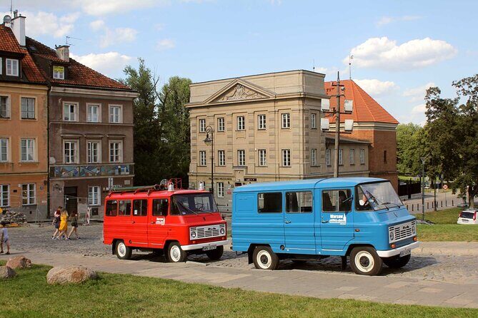 Best of Warsaw - private tour by retro minibus with hotel pickup - Old Town walk: 700+ years of Warsaw in one guided hour