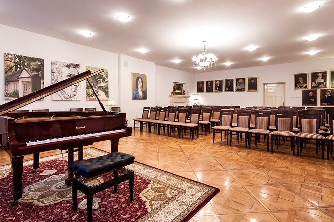 Chopin Piano Concert at Chopin Gallery with a Glass of Wine - Timing and length: plan like it might be 45 minutes