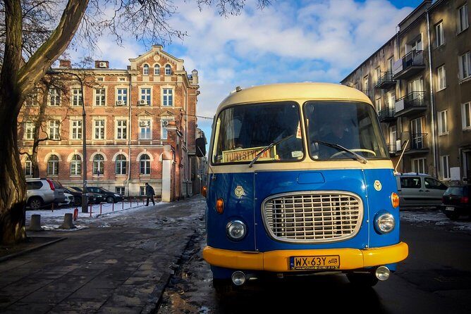 Discover the Dark Side of Warsaw in Praga District by Retro Bus - E.Wedel hot chocolate: the sweet break with serious backstory