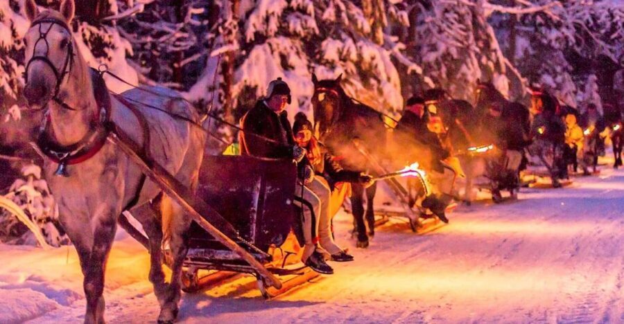 Fram Kraków: Tatra Mountain Sleigh Ride in Zakopane - Zakopane’s winter town moment: wooden cabins and a church stop