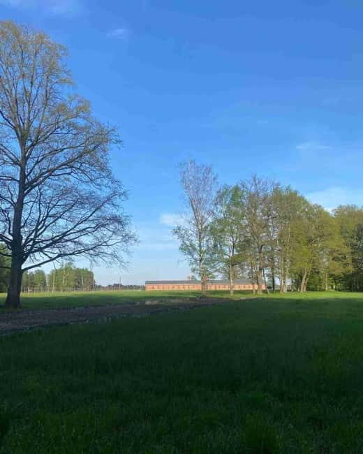 From Kracow: Auschwitz Complex Alternative Tour - The pre-war theater and Zyklon B storage: what you’re seeing is chilling by design