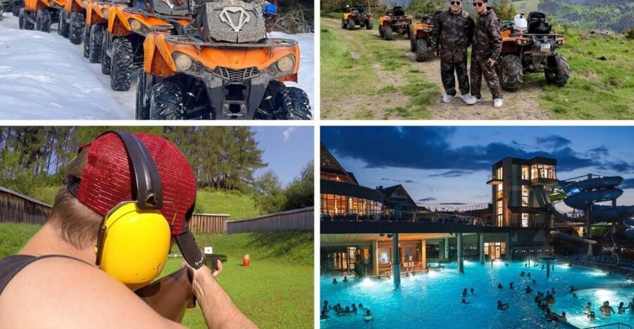 From Krakow: ATV/Snowmobile Ride, Shooting & Hot Springs - Chochołów photo stop and a quick local taste