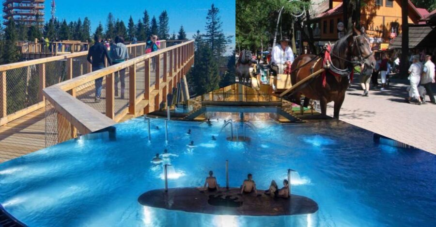 From Krakow: Slovakia Treetop Walk, Zakopane & Thermal Spa - Chochołow Thermal Spa: relaxing time after the mountains