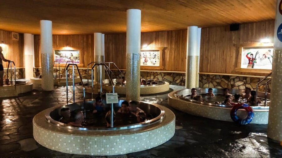 From Kraków: Thermal Baths Evening or Morning Experience - Your pool time: Jacuzzi views, lounge comfort, and slides