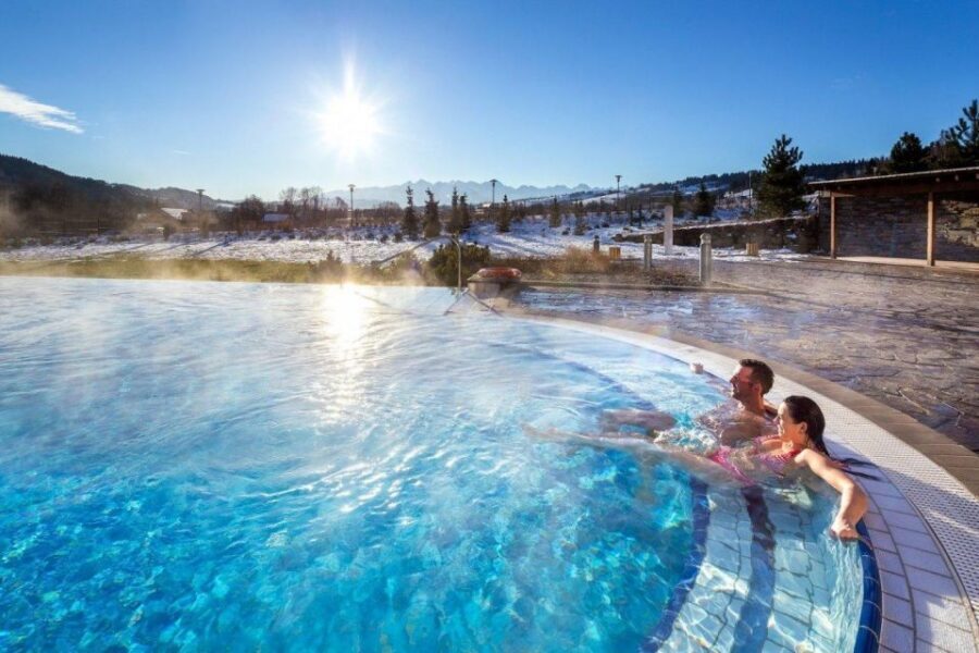 From Kraków; to Białka Thermal Baths private tour - Saunarium and sunbathing bar: add warmth after warm water