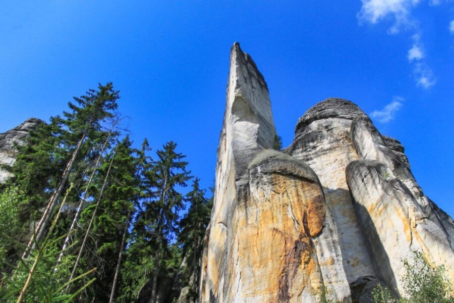 From Wroclaw: Hiking Trail in Rock City Adrspach - The Gothic-Style Finale: The Mouse Hole Passage