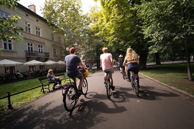 Full Bike Tour - the Old Town, Jewish Qtr & the Ghetto NEW BIKES - Ghetto Memorials and Schindler’s Factory Footprints