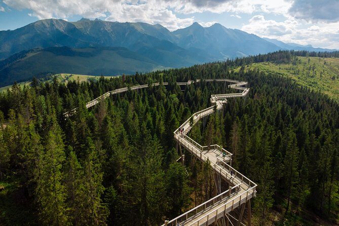 Full-Day Tour of Zakopane and Sky Walk Heart of Poronin - SkyWalk Serce Poronina: an 854-meter wood path above the trees