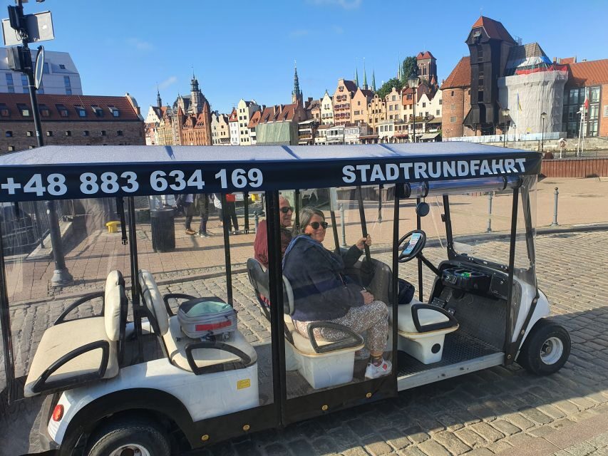 Gdansk: City Tour Live Guided by Golf Cart/Buggy Sightseeing - St. Bridget’s Church, the Amber Museum, and why these stops feel like a breather