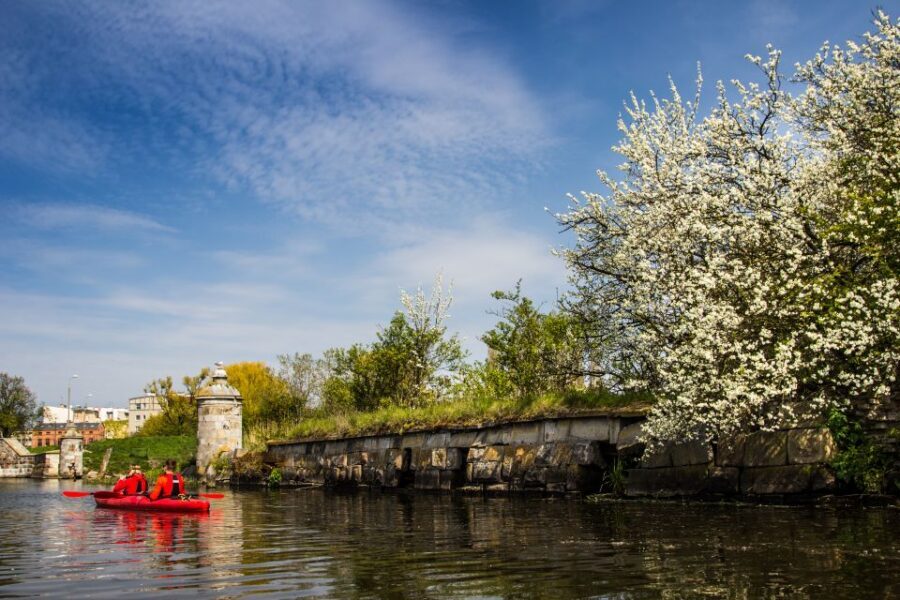 Gdańsk: Islands and Canals Private Kayak Tour - Soldek ship and the Crane: the port-side story you won’t get from shore