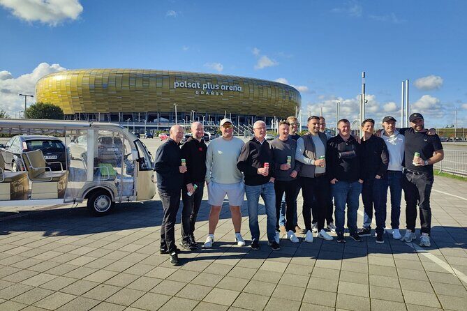Gdansk: NO LIMIT BEER City Tour Sightseeing by Buggy Golf Cart - What the Experience Feels Like: Heated Cart, Bluetooth Music, and Short Stops