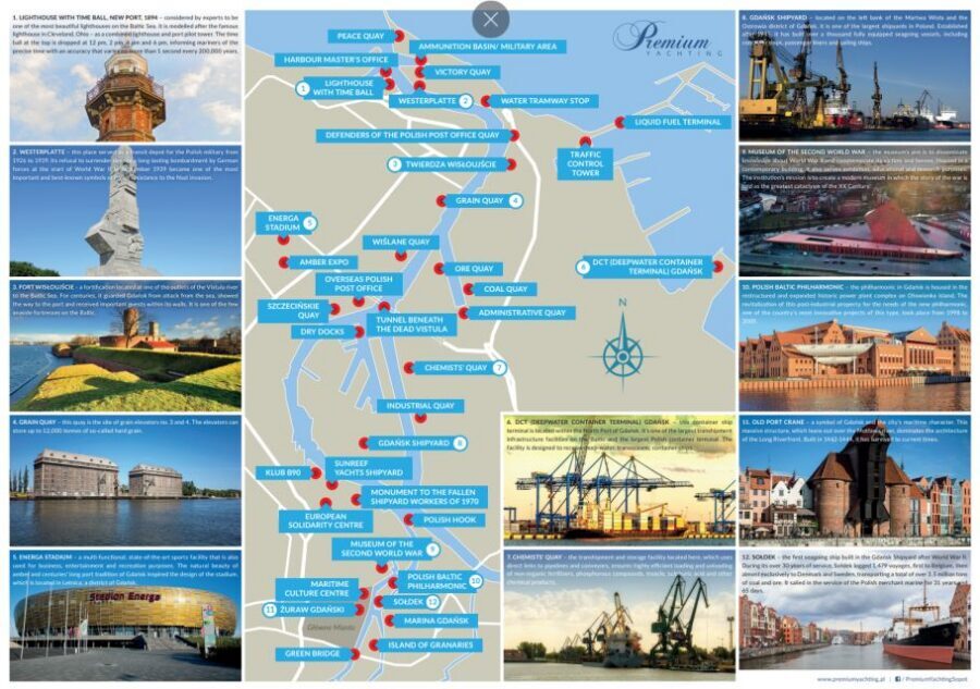 Gdańsk: Scenic Sunset Cruise with Welcome Drink - Przystań Cesarska and Sunreef Yachts: When the Harbor Looks Like a Stage