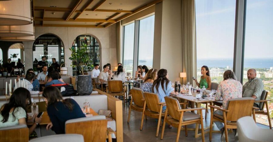 Gdańsk: Spanish Cuisine and City Views From the Top Floor - The view from 140 meters: TriCity and Gdańsk Bay, best enjoyed slowly