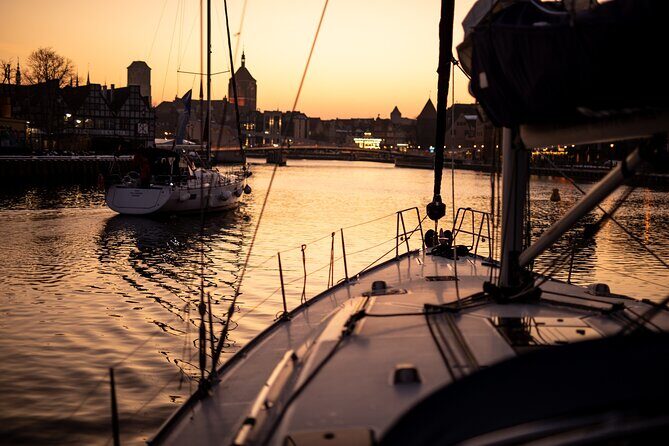 Gdansk Sunset Cruise with Welcome Drink - A 1-Hour-50-Minute Sunset Cruise That Shows the Port Like a Local
