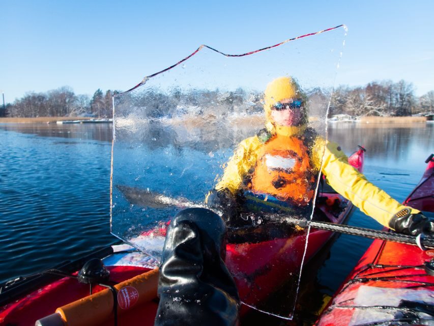 Gdansk: Winter Kayaking Tour - Getting kitted up at the shipyard: briefing, drysuit fit, and safety practice