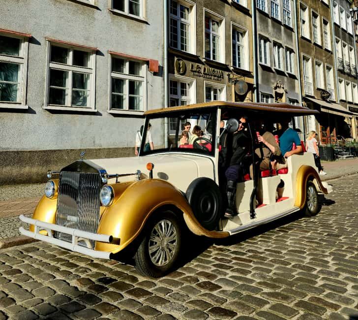 Gdansk:UNLIMITED beer incl. City Tour By Golf Cart - Key highlights at a glance