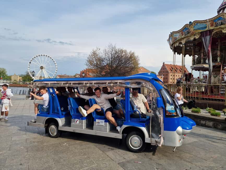 Gdansk:UNLIMITED beer incl. City Tour By Golf Cart - Electric golf cart touring in Gdańsk: the practical magic