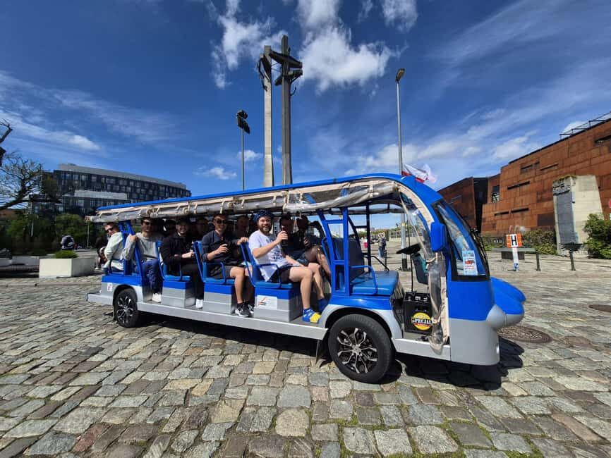 Gdansk:UNLIMITED beer incl. City Tour By Golf Cart - Booking and language comfort: if you want explanations, you’ll get them