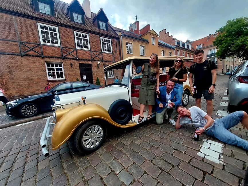 Gdansk:UNLIMITED beer incl. City Tour By Golf Cart - The real value: beer + a guide + a high-impact route