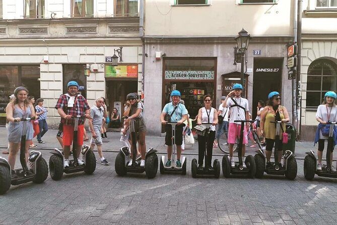 Jewish Quarter (Kazimierz) Segway Tour in Krakow - Segway training at Wiślna 4: confidence in the first few minutes