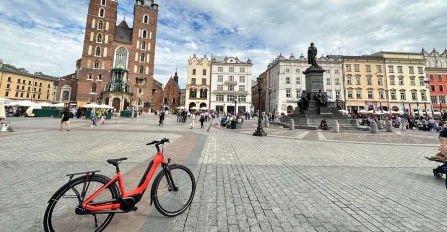 Krakow: 3-Hour Small Group Tour on E-Bike - Kazimierz streets: plac Nowy, Szeroka Street, and Father Bernatek’s Bridge