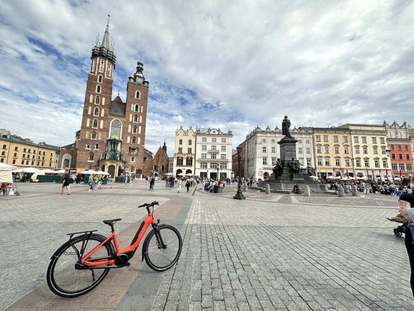 Krakow: 3-Hour Small Group Tour on E-Bike - The WWII ghetto segment: Ghetto Heroes Square and Schindler’s Factory area