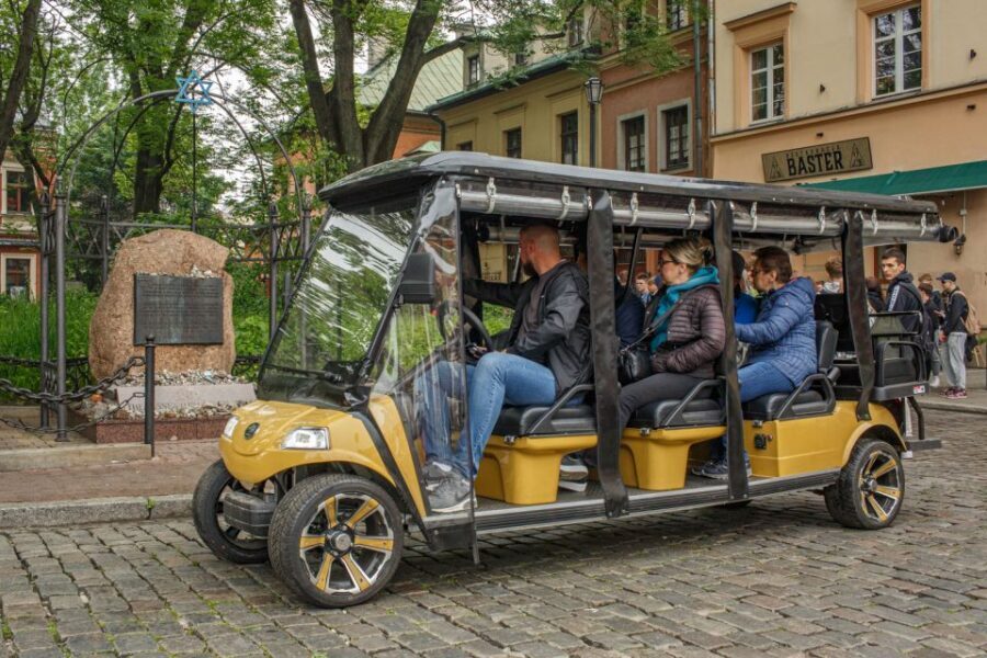Krakow: City Sightseeing Tour Eco Electric Buggy Golf Cart - Guide style and the mix of live + audio commentary