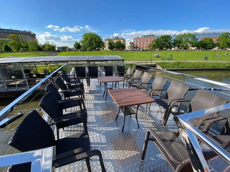 Krakow: Day or Night Vistula River Cruise with Audio Guide - Comfort that matters on a cold river: blankets, heated deck, and choice of seating