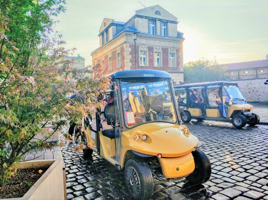 Krakow: Jewish Quarter and Ghetto Electric Golf Cart Tour - Meeting at Kiss&Ride and Getting On Time (Without Stress)