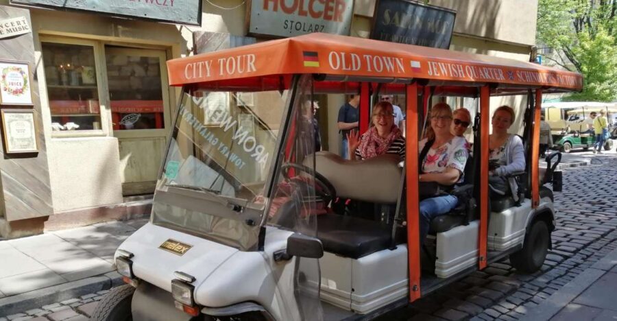 Krakow: Jewish Quarter and Schindler Factory by Golf Car - Walking the ghetto area: seeing the edges, not just the headlines