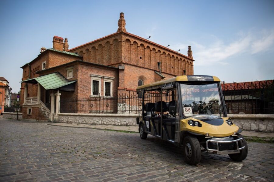 Krakow: Jewish Traces Private Electric Car Tour - Sukiennice and the Church Group: Landmarks That Frame Daily Life