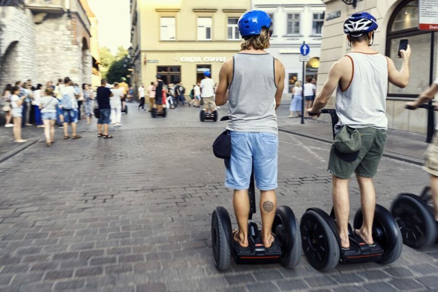Krakow: Old Town Guided Segway Tour - Barbican armory and the defensive wall story