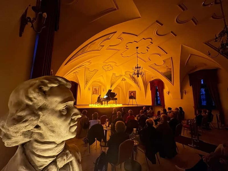 Krakow: Piano Trio Chopin & Friends Concert VIP with Wine - Where the music happens: Bernardine Monastery near Wawel Castle