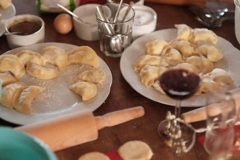 Krakow Pierogi Cooking Class - Boiling the Pierogi and Eating With a Drink Pairing