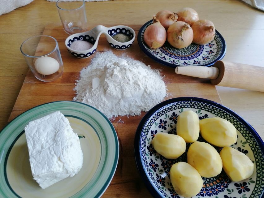 Krakow: Pierogi Home Cooking Class - Snack Time Before You Cook: Pickles, Sausage, and Oscypek