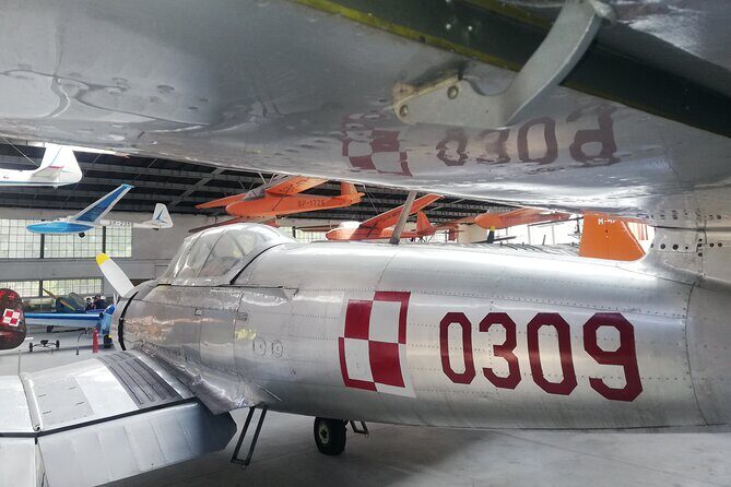 Krakow: Polish Aviation Museum - Skip the Line Ticket - Inside the museum: PZL P.11, PZL.37 Łoś, and the MiG-21