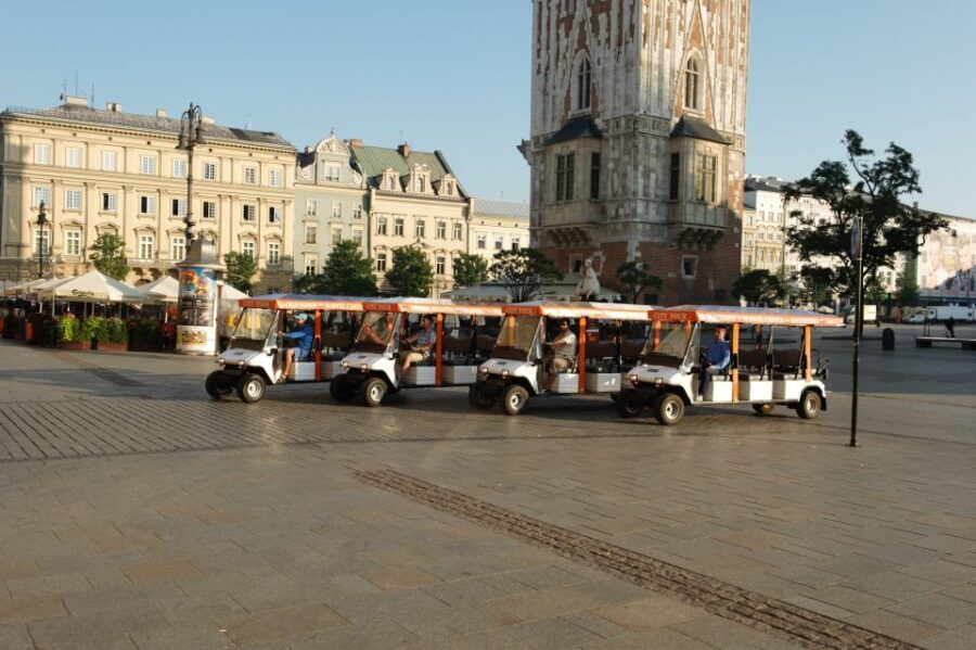 Krakow: Private Sightseeing by Electric Car - St. Mary’s Basilica and Cloth Hall: why these stops matter