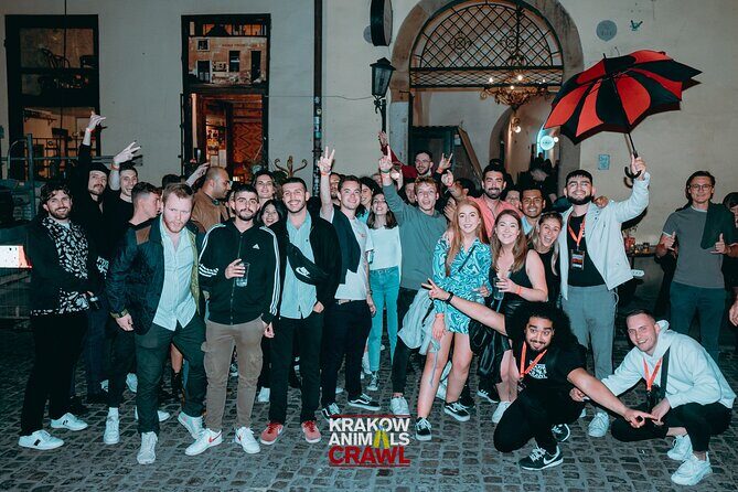 Krakow Pub Crawl with 1 Hr of unlimited alcohol & 4 clubs/pubs - Opening at the Church of St. Wojciech: an unusual start that works