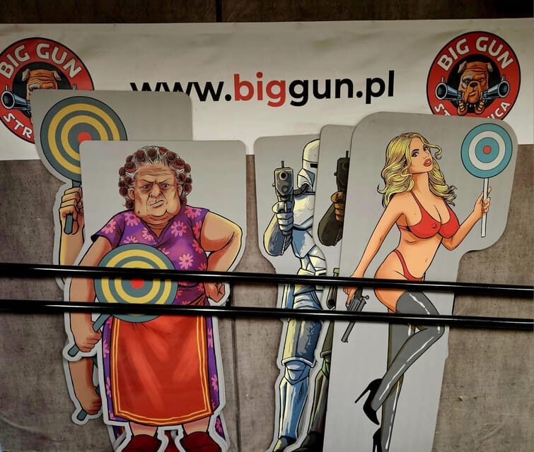 Krakow: Shooting range with hotel pickup - Included Gear, Target Souvenir, and What $96 Buys You