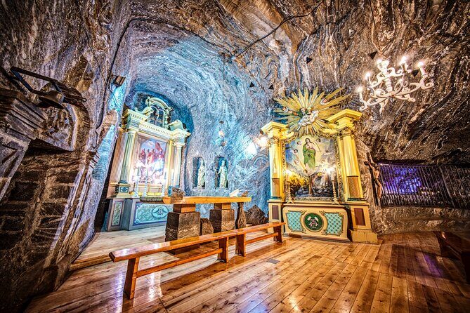Krakow: UNESCO Bochnia Salt Mine Tour & Boat Expedition - Bochnia underground: audioguides, multimedia, and real mining tech