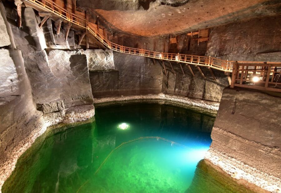 Krakow: Wieliczka Salt Mine and Auschwitz-Birkenau Tour - Wieliczka Salt Mine: an underground city built from rock salt