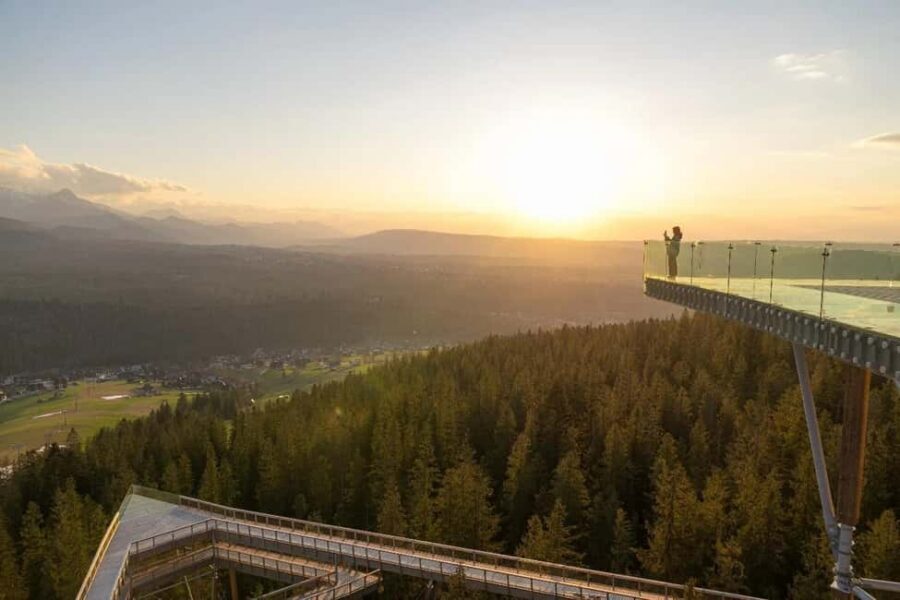 Krakow: Zakopane, Mountains Treetop Walk & Thermal Baths - Two Ways Up: Walkway Views or Climbing-Nets Fun