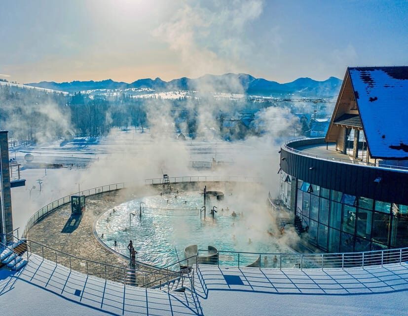 Krakow: Zakopane Snowmobiles + Bonfire & Chocholow Baths - Krakow to Zakopane by van: less hassle, more riding time