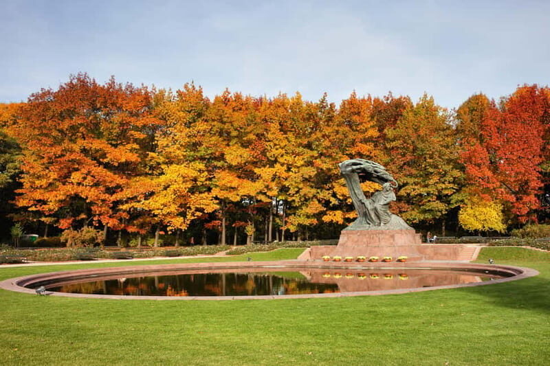 Łazienki Park and Palace Warsaw Private Tour with Tickets - Belweder Palace Area to Chopin Monument: Starting Easy, Not Random