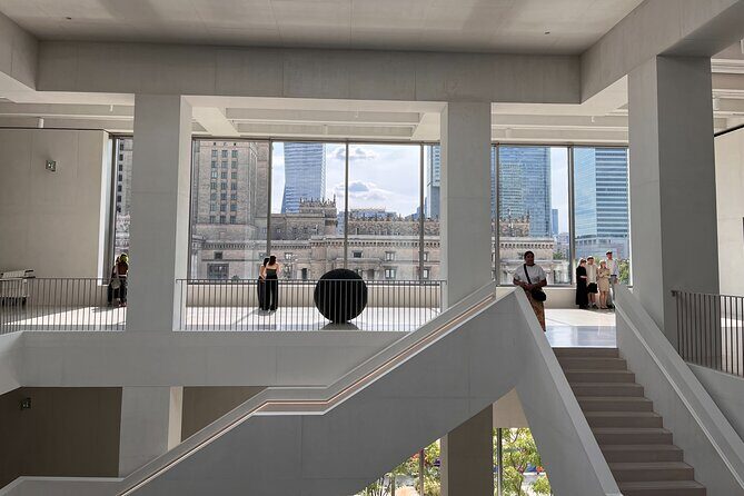 Museum of Modern Art in Warsaw - MOCA Warsaw in 2 hours: start in the cafe, then let the building set the tone
