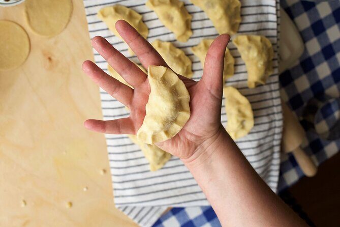 Pierogi Cooking Class with Market Shopping and Local Snacks - Snacks, Drinks, and the Apartment Kitchen Setup