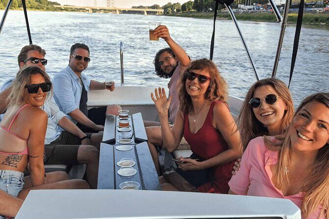 Private Cruise on Vistula in Warsaw for 9 with our Helmsman - Poniatowski Bridge, Poniatówka Island (When the Water Lets You), and the Sappers Monument