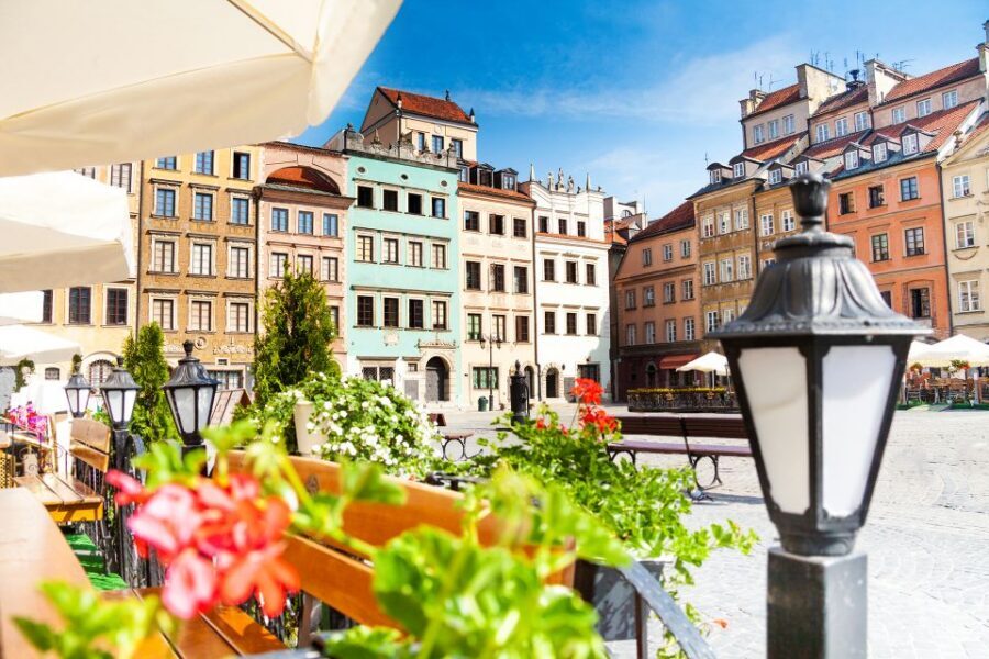 Private Warsaw City Tour - City Center and the Palace of Culture and Science terrace view