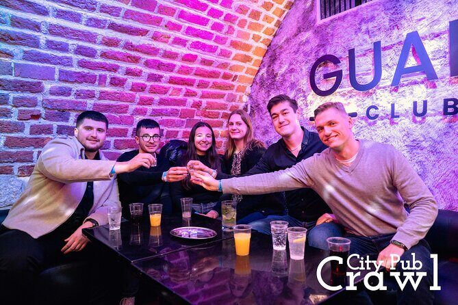 Pub Crawl Unlimited Drinks then 5 Best Clubs in Krakow with VIP - Moving Between Old Town Venues With an English Guide